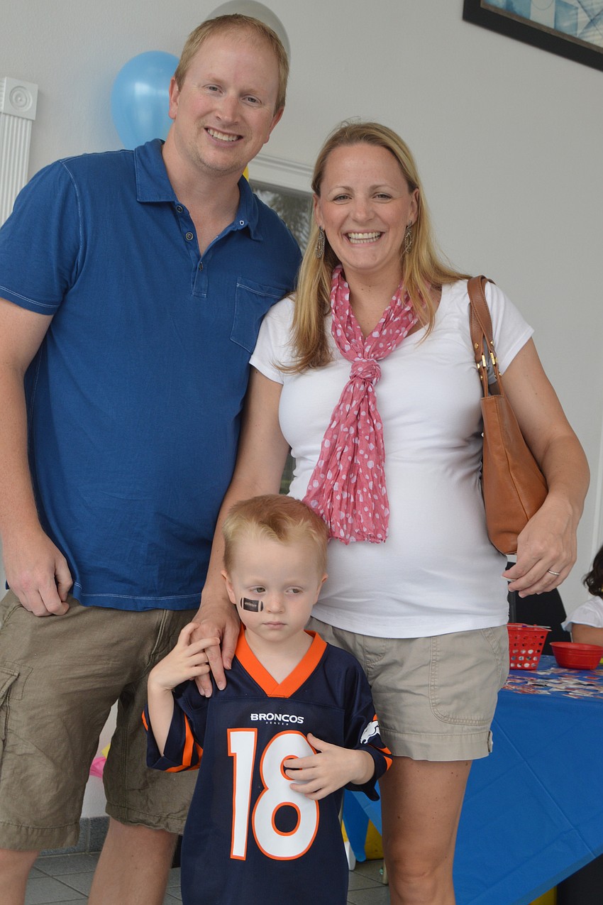 Mike and Amie Boyle with their son Owen