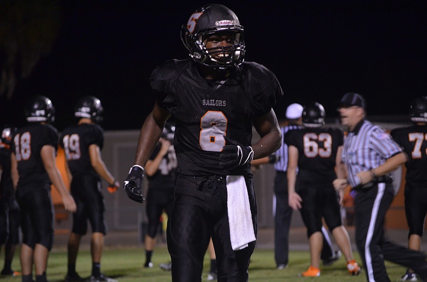 Players sub out during the game.