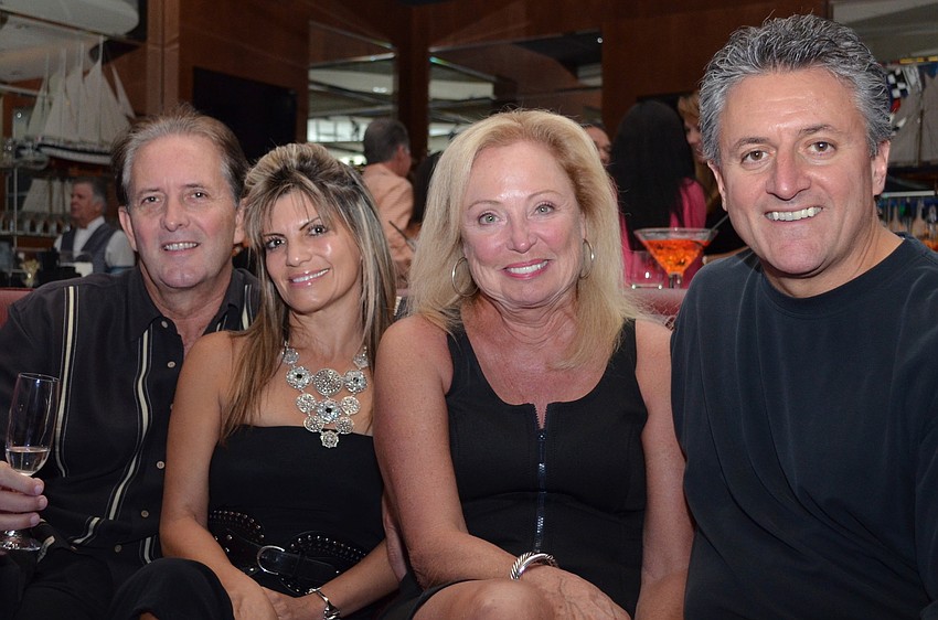 Zach and Greta Hamric, Dr. Gloria Lipscomb and Victor Talamo