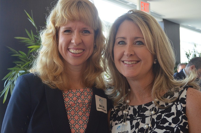 Julie Yeh of Port Manatee and Kim Dalglish of the Manatee Chamber of Commerce
