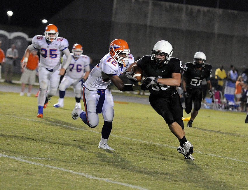 Senior tight end Wyatt McLeod caught one pass for 10 yards.