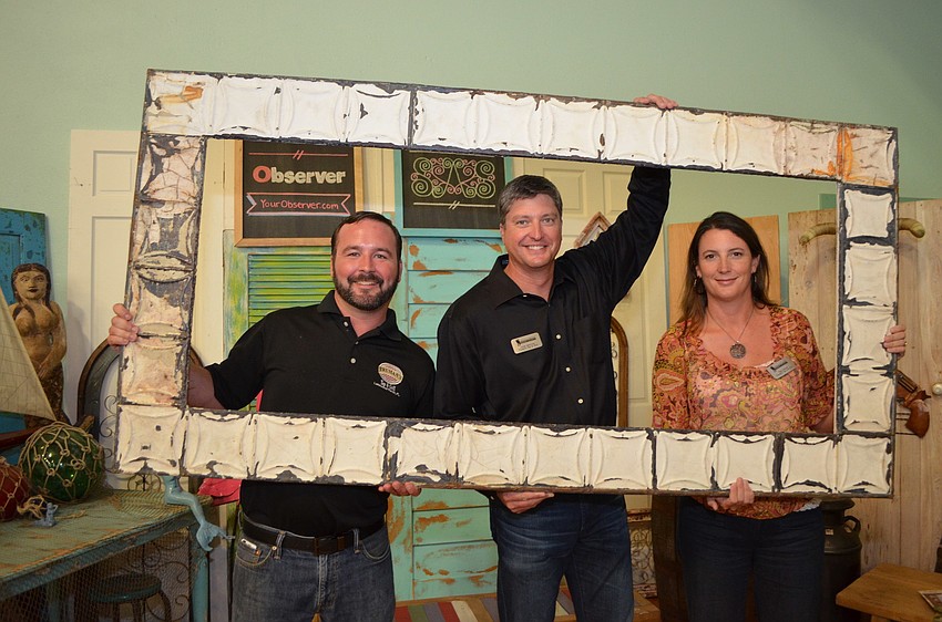 Jason Seelbach, John Brocke and Tara Brocke