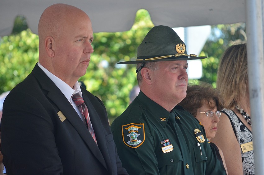 Mayor Shannon Snyder and Col. Steve Burns