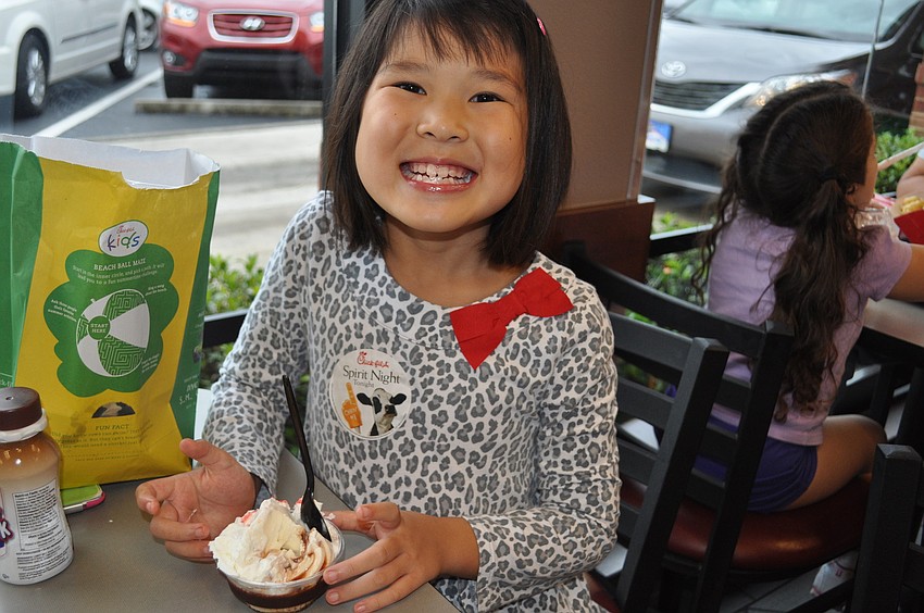 Emma Domagala was in the spirit.