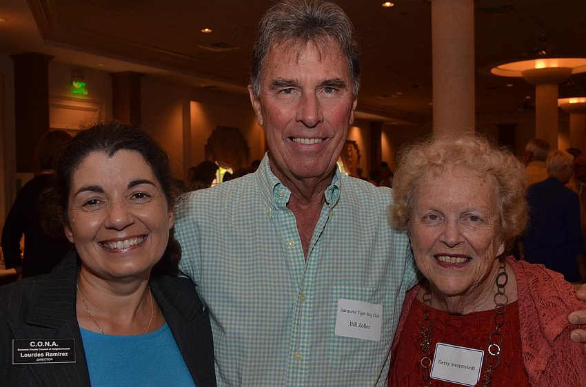 Lourdes Ramirez, Bill Zoller and Gerry Swormstedt of CONA