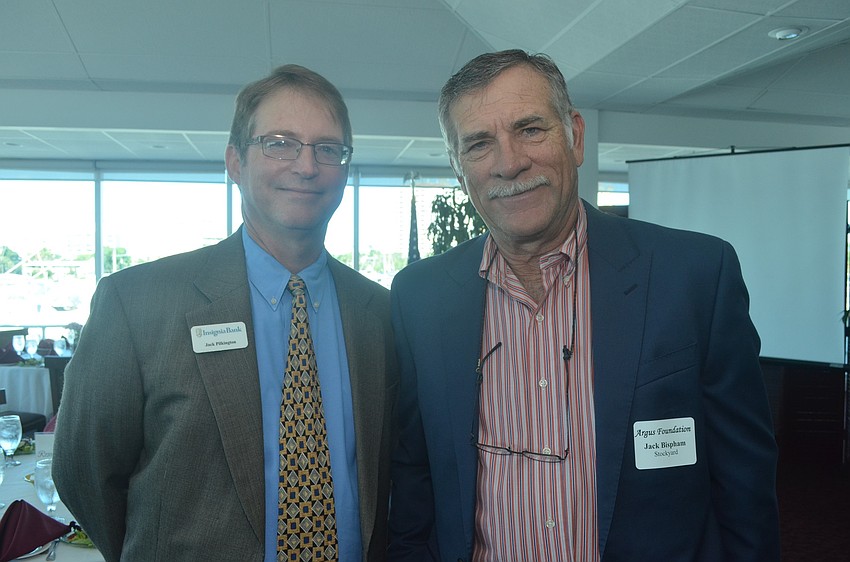 Jack Pilkington of Insignia Bank and Jack Bispham of Stockyard