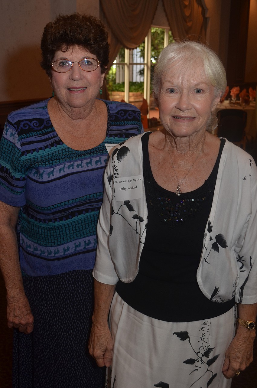 Sarasota residents Julia Wilson and Kathy Rexford