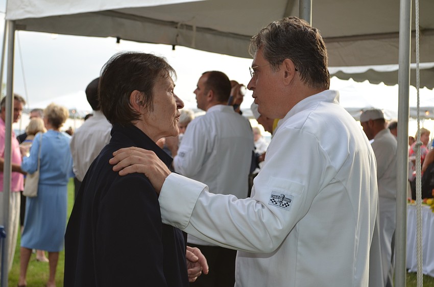 Two of the three founders of Village De Chefs MarieAnne Page and JosÃ© Martinez