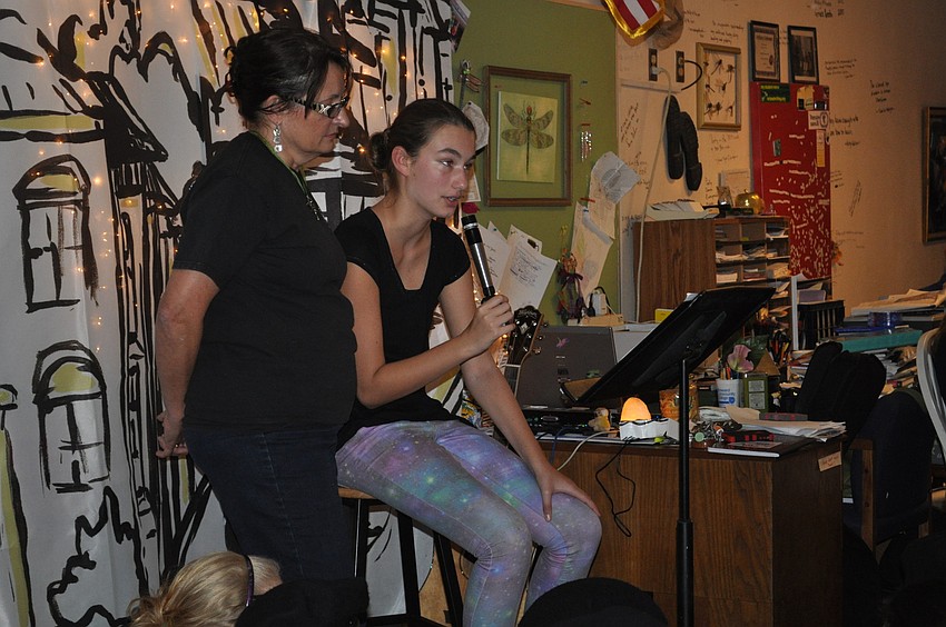 Dominique Golder read her proem 