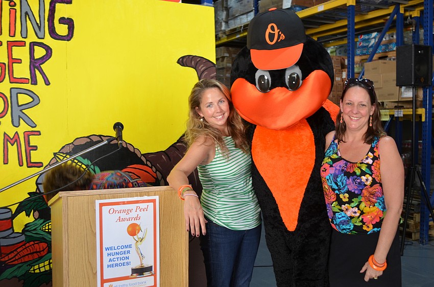 Megan Miley and Kim Davis with Oriole, The Bird