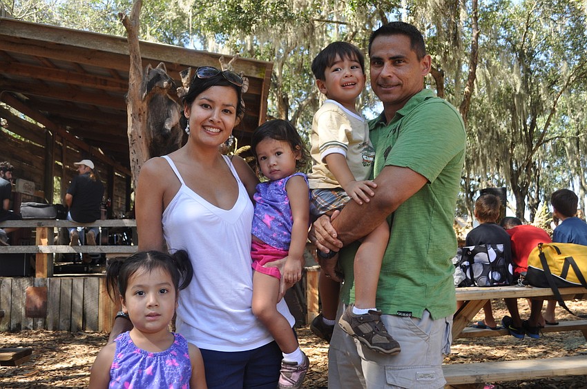 Gina and Angel Febres-Cordero with their children, Lucia, Gabriela and Joseph