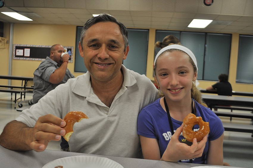 Al and Nicole Ouellette show off their tasty treats