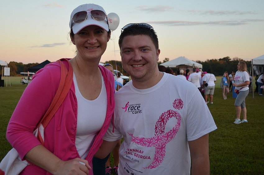 Laura Adcock and Justin Risher