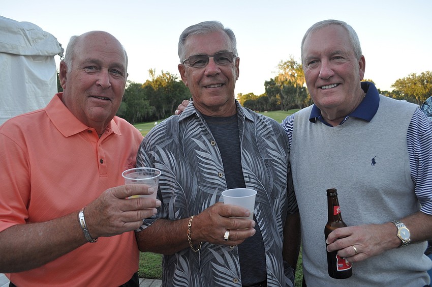 Joe Demerly and Bob Wilhelm have lived in Rosedale 13 years and Stan Bagaliano has been there all 20 years.