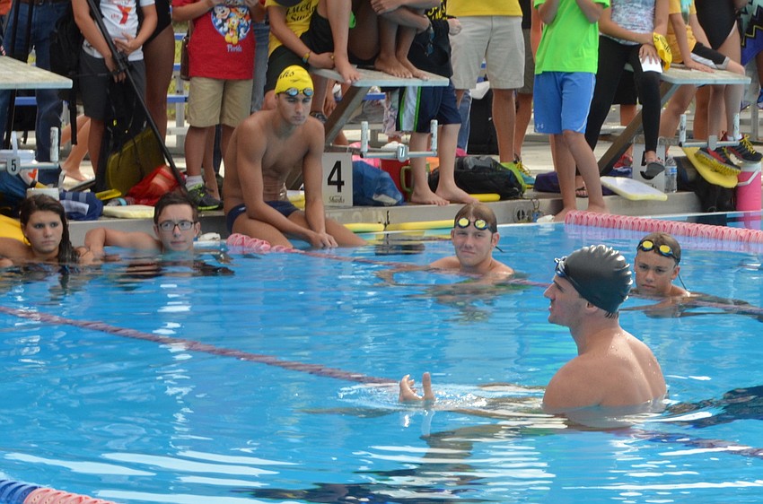 Ryan Lochte stresses the importance of going to practice every day with a goal.
