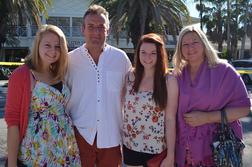 Georgia, Neil and Becca Hanson with Jane Thoy