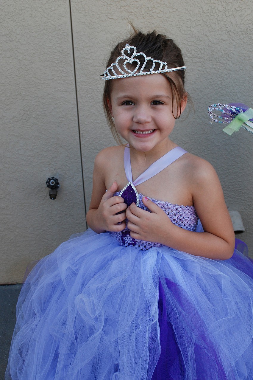 Emma Albert, 4, loved being a princess.