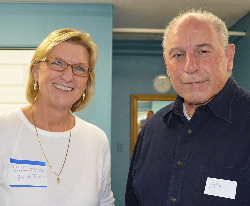 Lynn Christensen, Harryâ€™s Continental Kitchen, and Vince LaPorta, Longboat Key Club