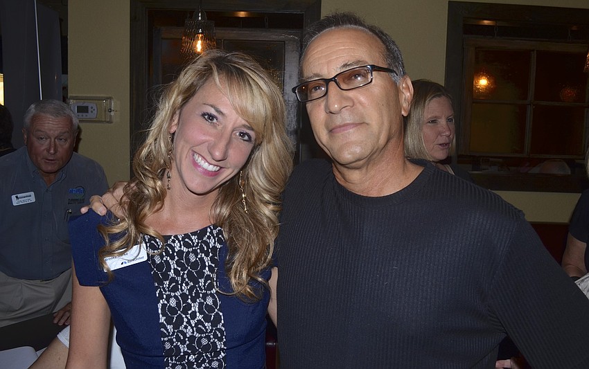 Brooke Marks and Bill Kalter are all smiles.