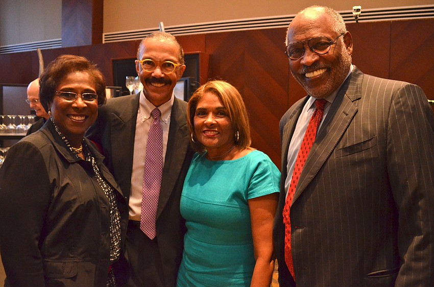 Janet Miles, Greg and Hannah McDaniel and George Miles