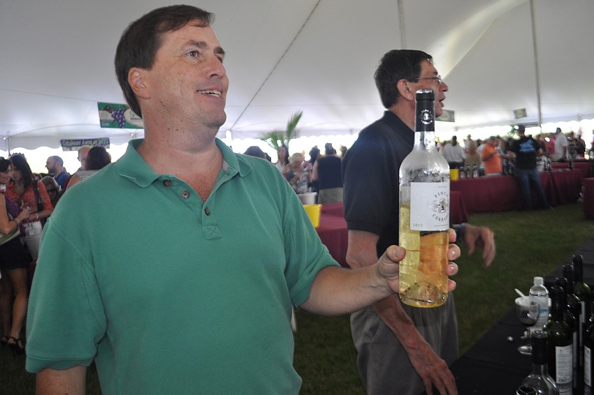 Tom Devine poured Spanish wines.