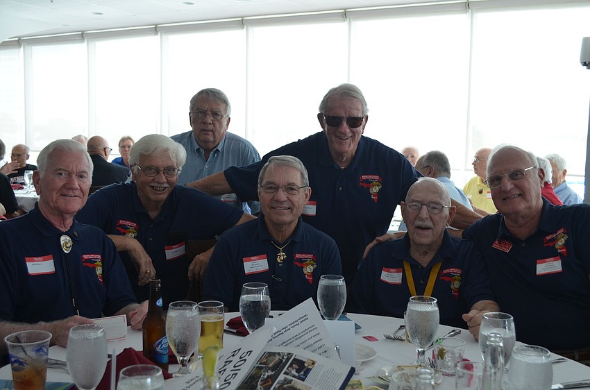 Bill Adams, Joe Williams, John Odohald, Mike Roselle, Robert Crossley, Ken Shiller, and Ed Springer from the Gulf Coast Det. 6403