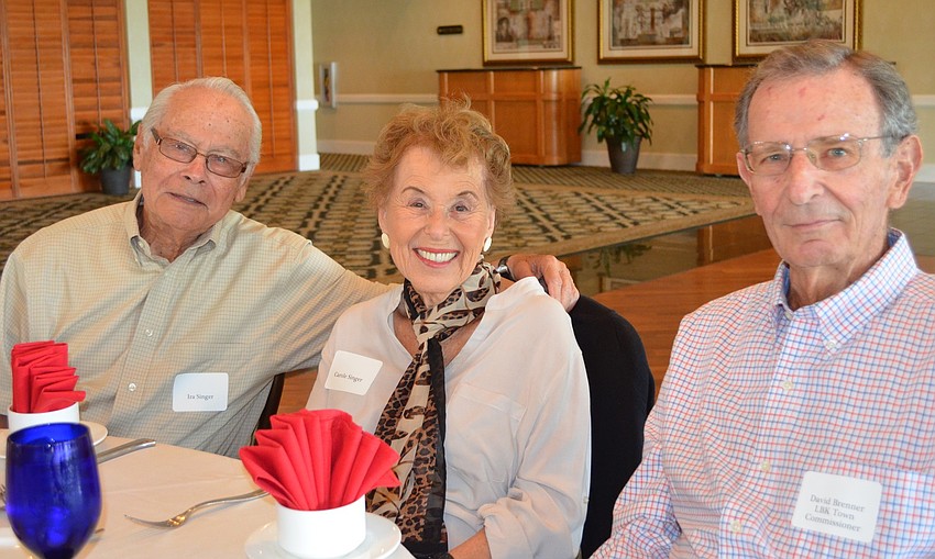 Dr. Ira and Carole Singer with David Brenner