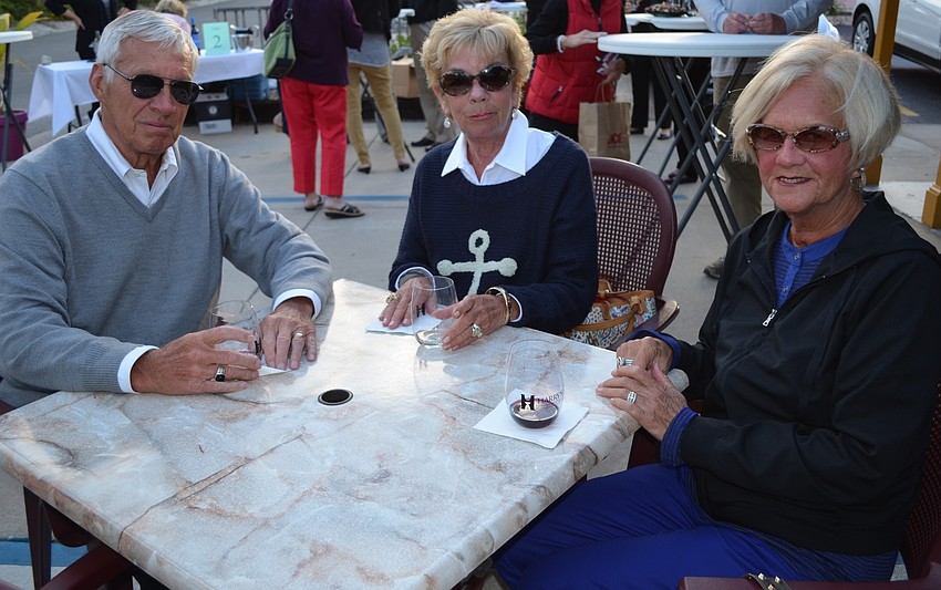 Don and Susie Brinkman with Sandra Hall