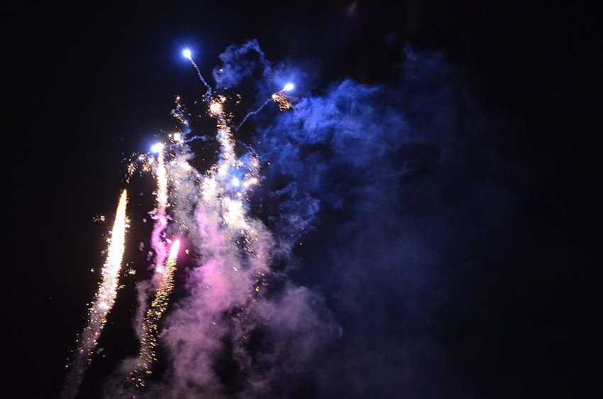 Cheryl Loeffler sponsored a surprise fireworks show in celebration of the launch of Season VII Season of Sculpture.