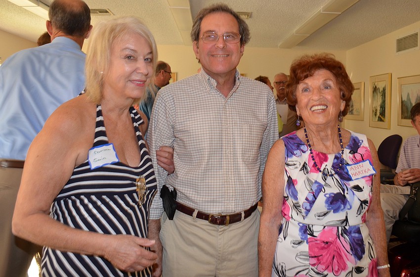 Norma and Sam Savin with Ann Hartka