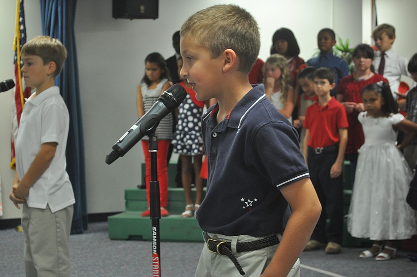 Curran McDerment presented the next song.