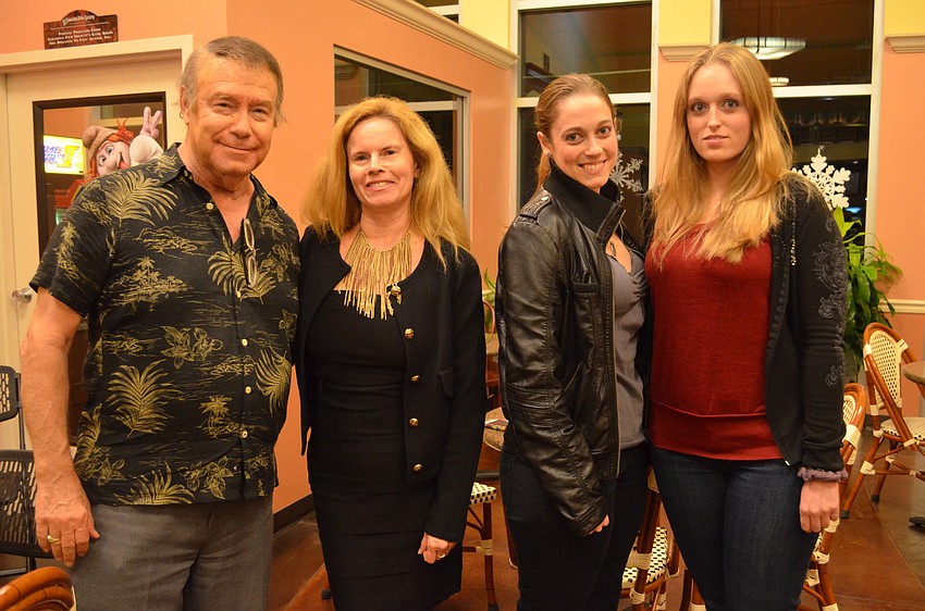 Patrick McCall, Helena Gallagher, Caitlyn Wickliffe and Jessica Wickliffe