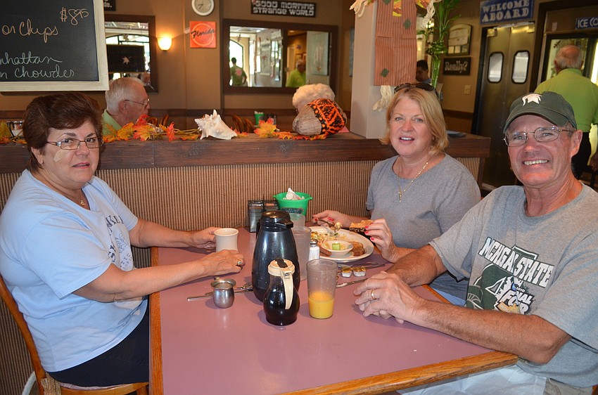 Marian Kristlibas with Jeanne and Bill Francisco