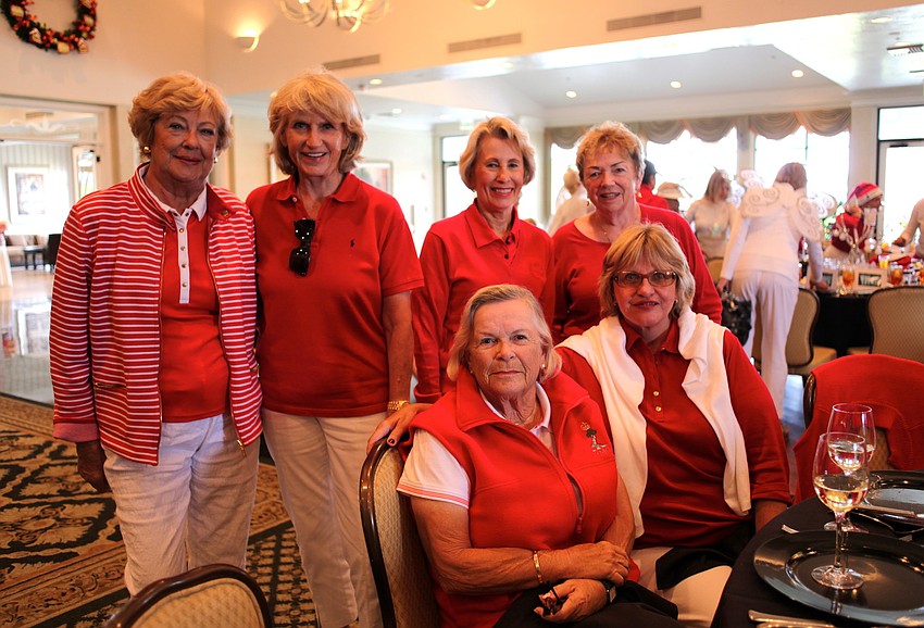 (Back from Left) Mary Smith, Karel Beck, Angela Freeman and Anne Flinter (Front from Left) Judy Sande and Shan DiNapoli