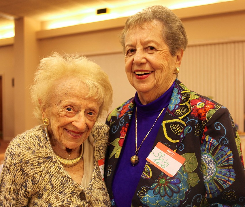 Florence Katz and Shirley Fein