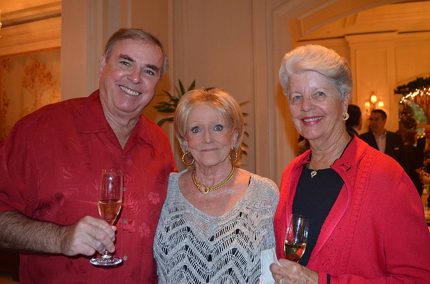 Bernie and Maureen Walsh with Terry Farese