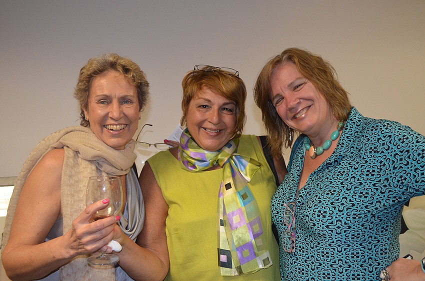 Jane Fidalgo, Elisabeth Trostoli and Vera Neumann-Wood