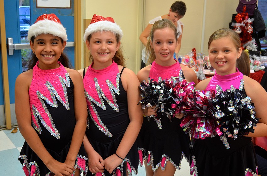 Emily Giraldo, 9, Jayde Espada, 9, Brianna Long, 10, and Rachel Mahon, 10.