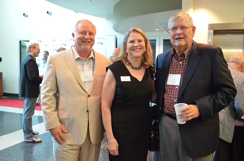 Doug Bradbury with Joan and Bill Kayser