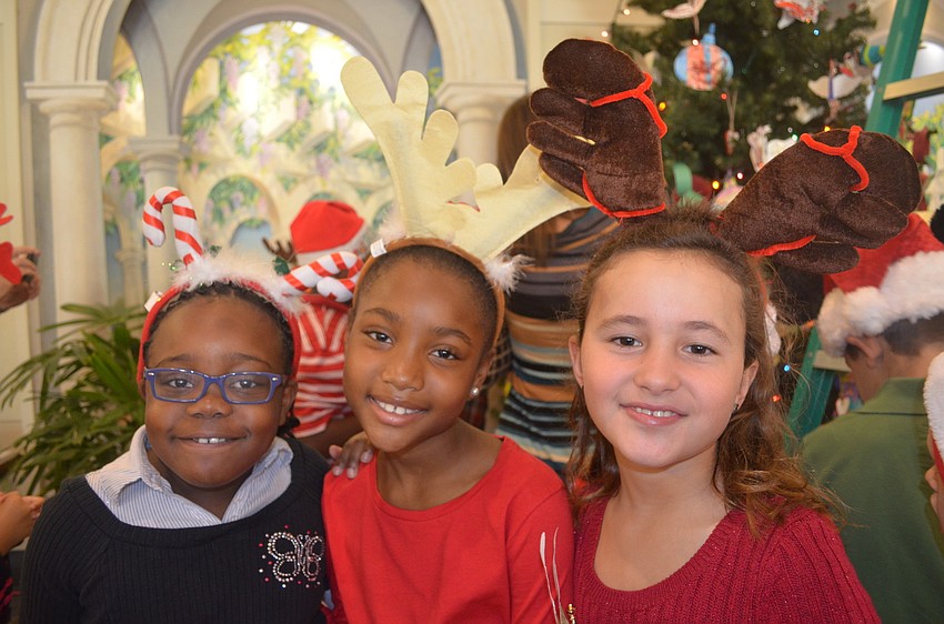 Ayanna Dudley, Nevaeh McCarthy and Tatiana Vivoni