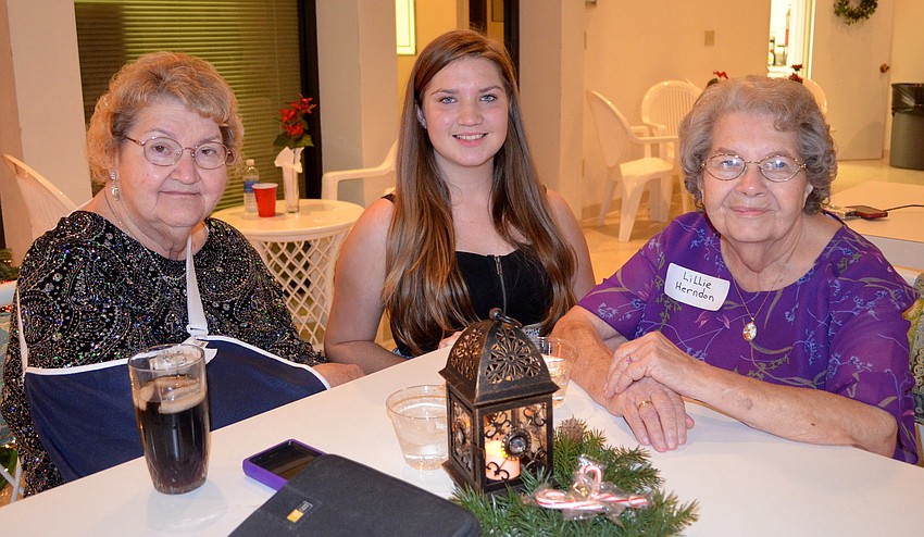 Marie Ward, Brittany Hodges and Lillie Herndon