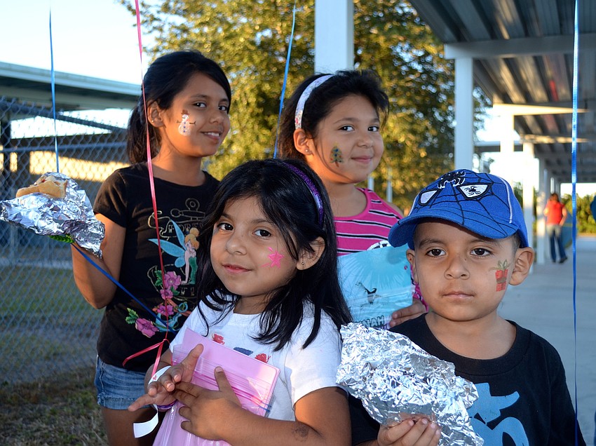 The Macias children â€” Back: Nadia, 8, Nayma, 7; Front: Nina, 5, and Roger, 4.