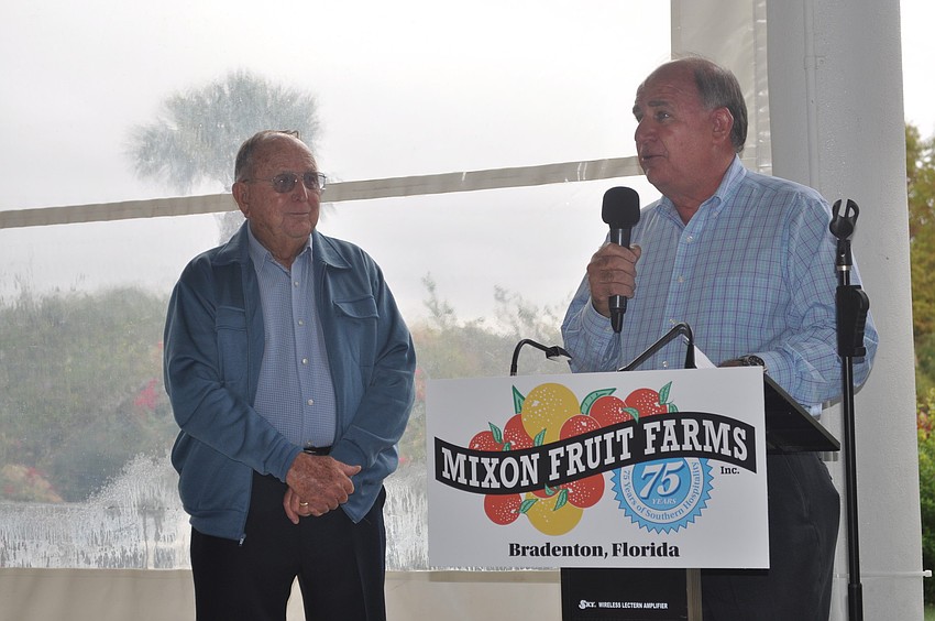 Bill Mixon has a home on the family farm that his son, Dene, now owns.