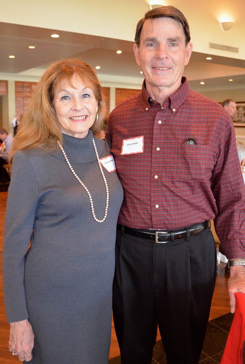 Commissioner Lynn Larson with her husband, Jim