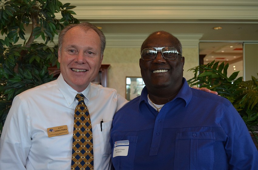 Greg Para with Nathaniel Green