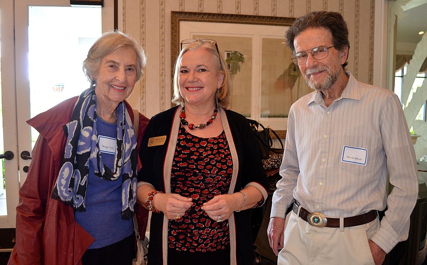 Marge Tick, Shirley Brown and David Shub