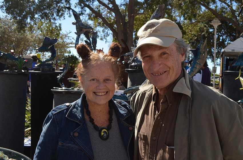 Yvette and Wes Meltzerâ€™s favorite artist is marine sculptor John Townsend.