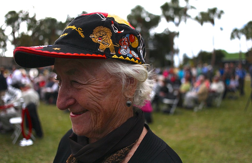 Lisa Rosaire donned her circus hat for the occasion.