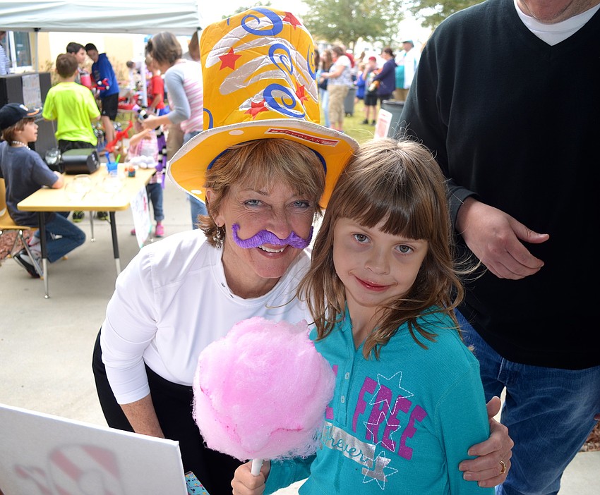 Renee Litzenberger and Charlotte Pesano enjoy the day's festivities.