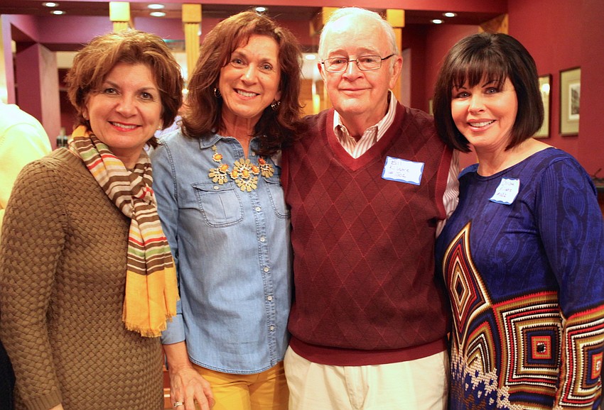 Debbie Hatcher and Paula Devitz with Bill and Christa Kilgore